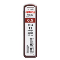 Rotring Tikky Ersatz-Feinminen 05 mm HB