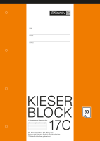 Kieser Block A4 Nr 17C liniert, 50 Blatt